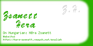 zsanett hera business card